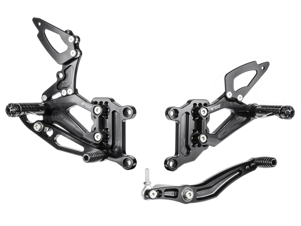 Bonamici Racing Aluminium Rearsets for the Yamaha YZF-R1 2004-2006 Bonamici Racing Aluminium Rearsets for the Yamaha YZF-R1 2004-2006